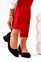 Boto Semišové lodičky Lewski 3118 Černé