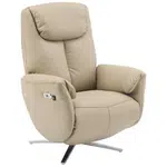 Livetastic MASÁŽNÍ KŘESLO, textil, kůže, šedohnědá
