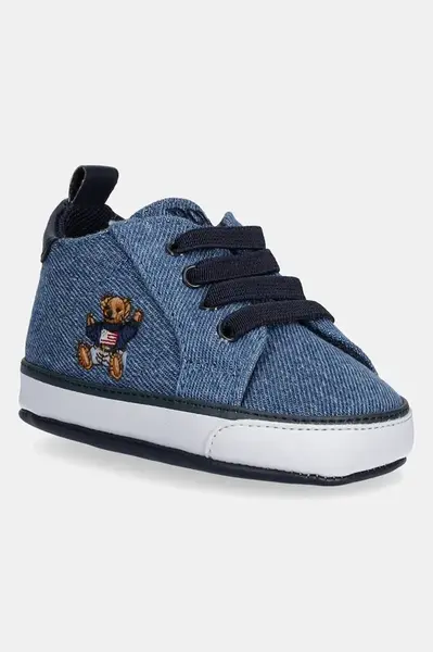 Topánky pre bábätká Polo Ralph Lauren QUILTON BEAR GORE HI LAYETTE