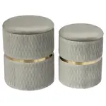 MID.YOU SADA TABURETŮ, 31,5x38/36x44 cm