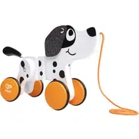 HAPE DALMATIN Ťahacia hračka, biela, veľkosť