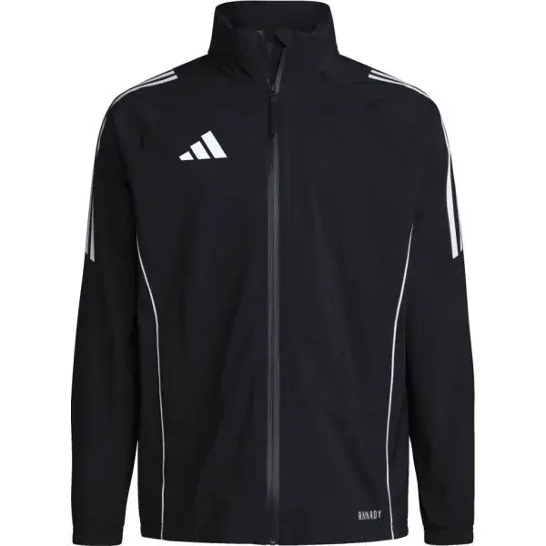 adidas TIRO24 RAIN JACKET Pánska športová bunda, čierna, veľkosť