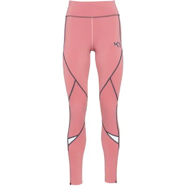 KARI TRAA LOUISE 2.0 TIGHTS Dámske športové legíny, ružová, veľkosť