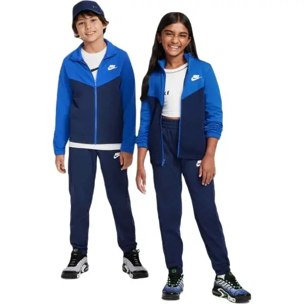 Nike SPORTSWEAR Detská tepláková súprava, tmavo modrá, veľkosť