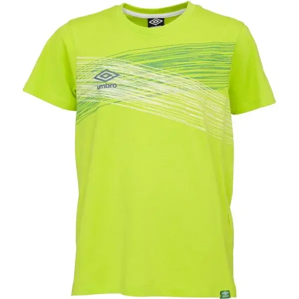 Umbro PAKSO Chlapčenské tričko, svetlo zelená, veľkosť 116-122