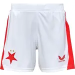 CASTORE SLAVIA PRAGUE HOME SHORT JR Detské futbalové šortky, biela, veľkosť