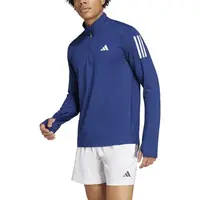 adidas OWN THE RUN HALF-ZIP Pánske bežecké tričko, tmavo modrá, veľkosť XXL