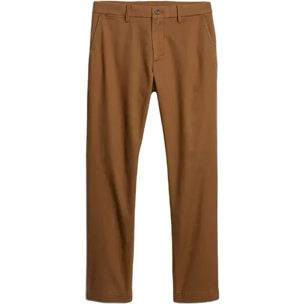 GAP V-ESSENTIAL Pánske nohavice, hnedá, veľkosť