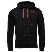 Kappa LOGO IVABE Pánska mikina, čierna, veľkosť XXXL