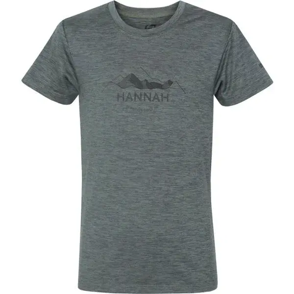 Hannah CORNET JR II Detské  funkčné tričko, tmavo zelená, veľkosť