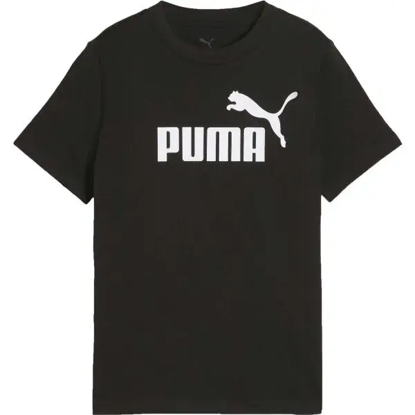 Puma ESSENTIALS NO. 1 LOGO TEE G Dievčenské tričko, čierna, veľkosť