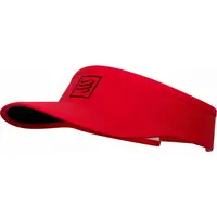 Compressport VISOR Bežecký šilt, červená, veľkosť UNI