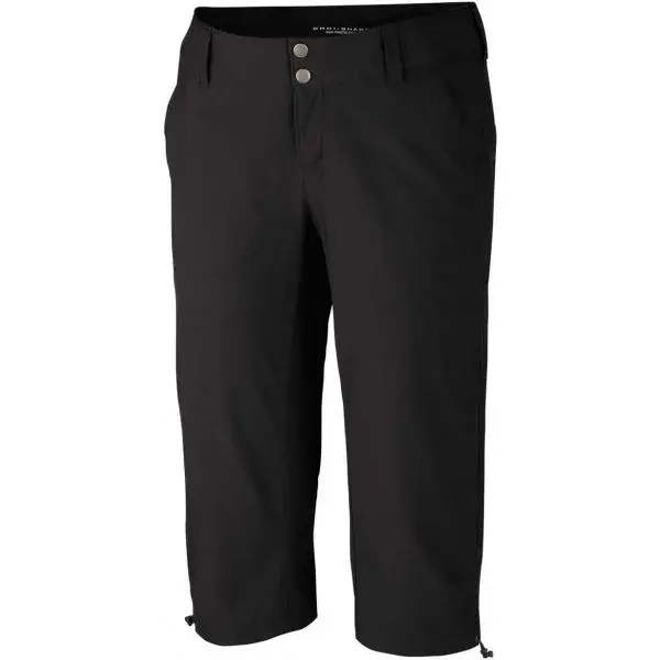 Columbia SAT TRAIL II KNEE PANT Dámske outdoorové 3/4 nohavice, čierna, veľkosť
