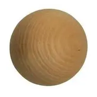 Potent Hockey WOOD BALL Dřevěná kulička, hnědá, velikost