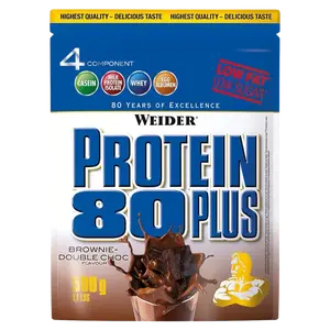 WEIDER Protein 80 Plus , Brownie Double chocolate 500 g