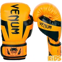 Venum ELITE BOXING GLOVES KIDS - EXCLUSIVE FLUO Detské boxerské rukavice, oranžová, veľkosť