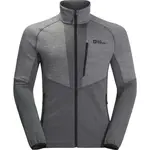 Jack Wolfskin BLATTSTEIG FZ M Pánska outdoorová bunda, sivá, veľkosť