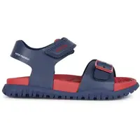 Geox FUSBETTO Chlapčenské sandále, tmavo modrá, veľkosť