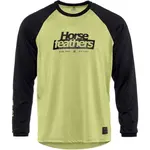 Horsefeathers SPIKE LS Pánsky cyklistický dres, svetlo zelená, veľkosť