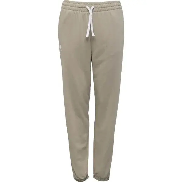 Under Armour RIVAL TERRY Dámske tepláky, béžová, veľkosť L