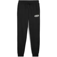 Puma ESSENTIALS LOGO LAB SWEAT PANT Pánske tepláky, čierna, veľkosť