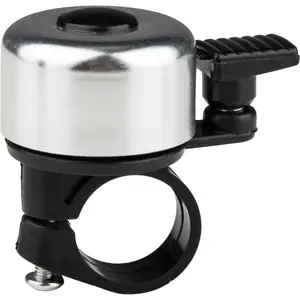 Quick BELL Zvonček na bicykel, strieborná, veľkosť