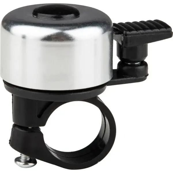 Quick BELL Zvonček na bicykel, strieborná, veľkosť