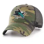 47 NHL SAN JOSE SHARKS CAMO BRANSON 47 MVP Šiltovka, khaki, veľkosť ADULT