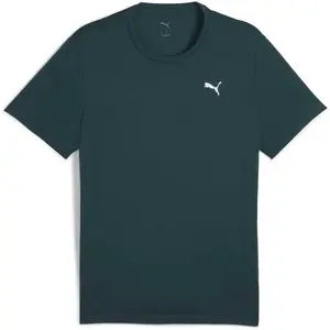 Puma M TAD ESSENTIAL POLY TEXTURE TEE Pánske športové tričko, tmavo zelená, veľkosť