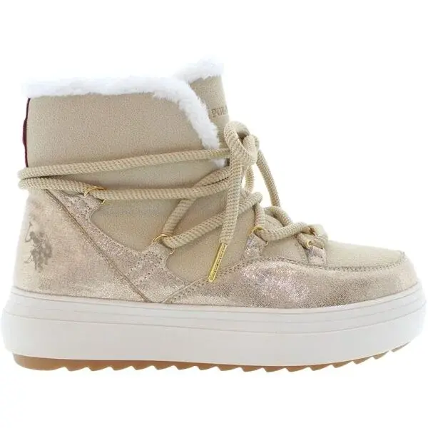 U.S. POLO ASSN. PENNY001 Dámska zimná obuv, béžová, veľkosť