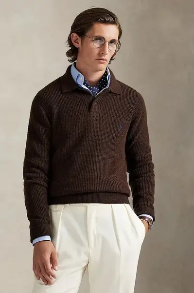 Svetr s příměsí vlny Polo Ralph Lauren