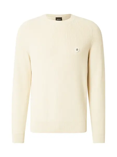 BOSS Sveter 'Ullian'  prírodná biela