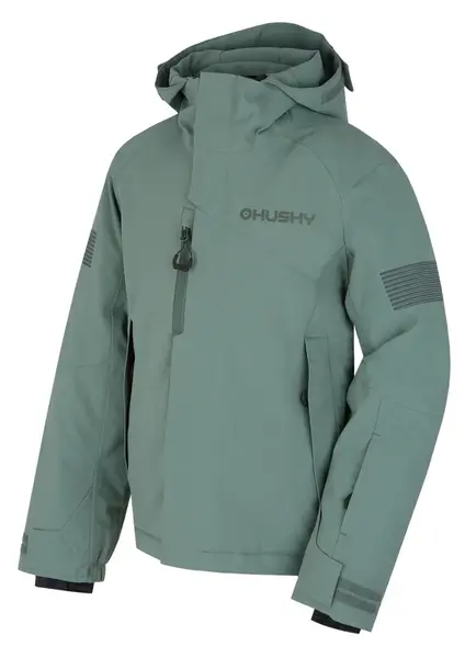 Husky Gonzal Kids 152, faded green Dětská ski bunda