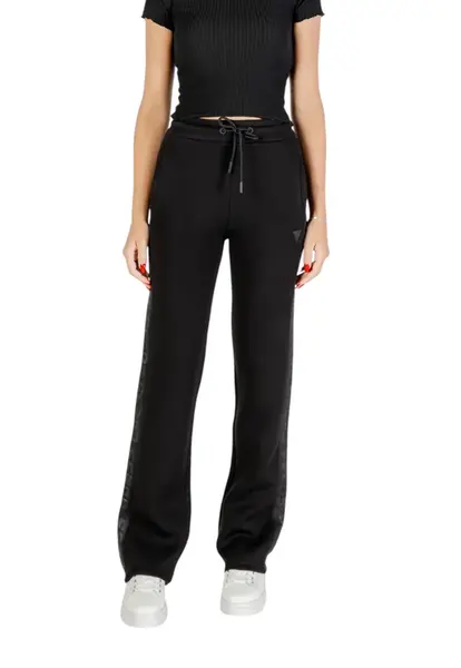 Guess čierne tepláky s viazaním