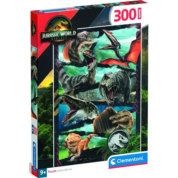 Clementoni puzzle 300 Super Jurský svet