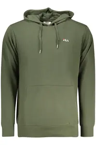 Zelená pánská mikina s kapucí FILA