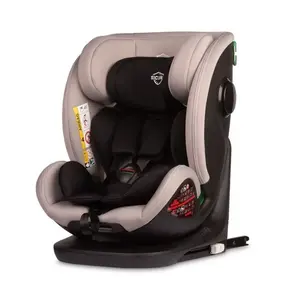 Caretero Dětská autosedačka Securo 40-150 cm, otočná, ISOFIX, i-Size, 40-150, světlé šedá