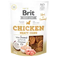 BRIT Jerky Chicken with Insect Meaty Coins 80 g