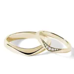 Originálne obrúčky v žltom zlate KLENOTA