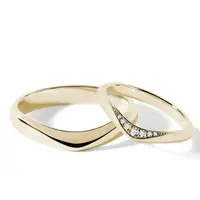 Originálne obrúčky v žltom zlate KLENOTA