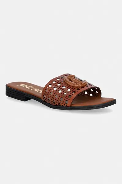 Kožené pantofle Just Cavalli