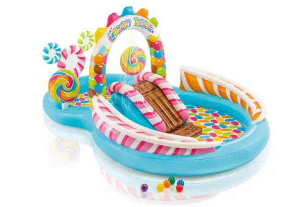 Intex 57149 Hrací centrum se skluzavkou Candy Zone 295 x 191 x 130 cm