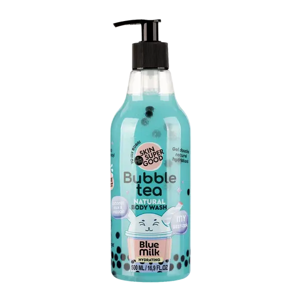 ORGANIC SHOP Skin super good Bubble Tea Hydratační sprchový gel Blue Milk 500 ml