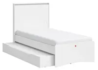 Studentská postel 100x200cm s přístýlkou vendella - bílá