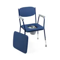 Čalúnená nastaviteľná toaletná stolička BLUE-TIM