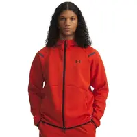 Under Armour UNSTOPPABLE FLEECE Pánska mikina, oranžová, veľkosť L
