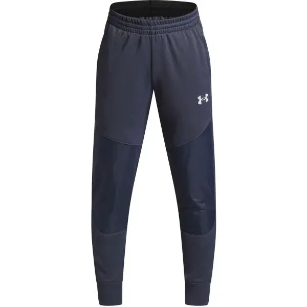 Under Armour ARMOUR FLEECE PRO UTILITY Chlapčenské nohavice, tmavo sivá, veľkosť M