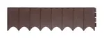 Trávny lem GARDEN FENCE tmavohnedý 59,5cm PRIKRR-R222
