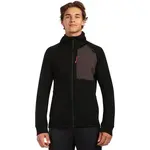 KILPI MERINI Pánský svetr z merino vlny s kapucí, černá, velikost XXXL