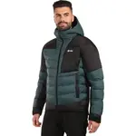 KILPI GUSS Pánská péřová bunda, tmavě zelená, velikost XXXL